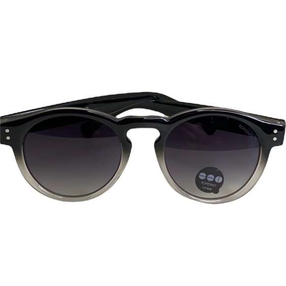 Komono New Sunglasses Clement Paisley round ombre gray black - Picture 3 of 16